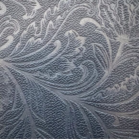 LulaRoe Cassie Womens Medium Skirt Pencil Straight Blue Textured Paisley print - Picture 7 of 8